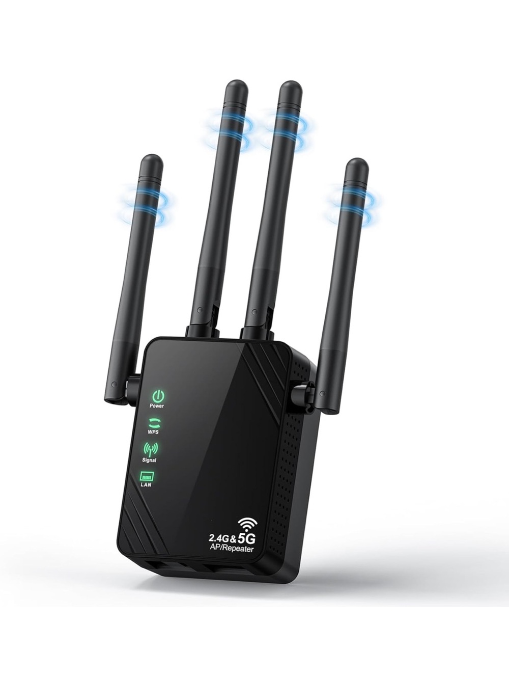 WiFi Range Extender 2.4G & 5G - Black